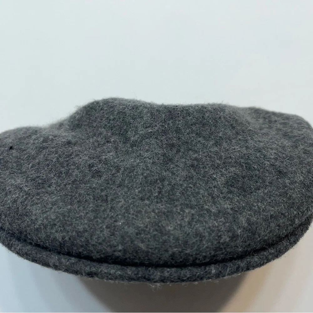 Kangol The Wool 504 Dark Flannel Flat Cap Mens Size Medium Modern Classic Hat - Picture 11 of 11